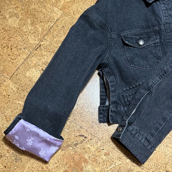 Magda Butrym Wm’s Arizona Grey Denim Cropped Jeans Jacket Sz 38/6 - Picture 7 of 15